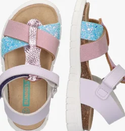 roze bunniesjr platte sandalen brenda beach