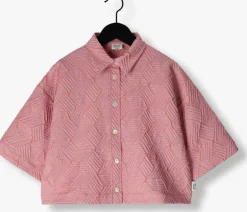 roze call me frankie blouses metallic overshirt