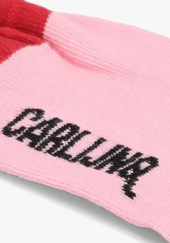 roze carlijnq sokken stars-knee socks