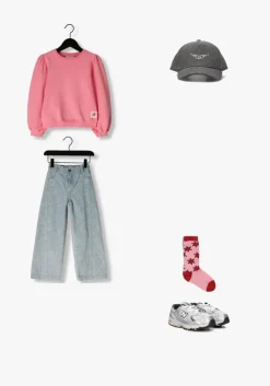 roze carlijnq sokken stars-knee socks