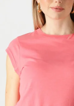 roze cc heart t-shirt basic v-neck t-shirt