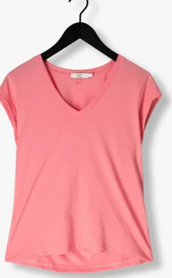 roze cc heart t-shirt basic v-neck t-shirt