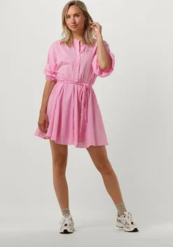 roze circle of trust mini jurk gina dress