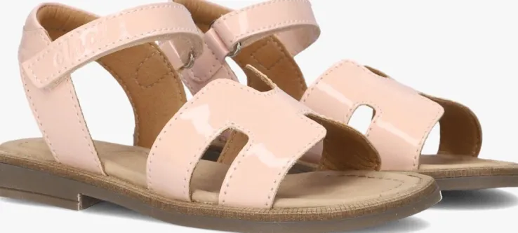 roze clic! platte sandalen 21006