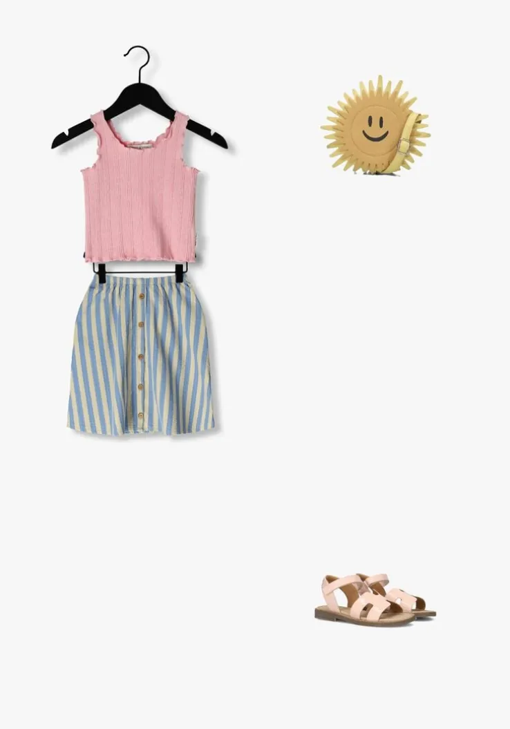 roze clic! platte sandalen 21006