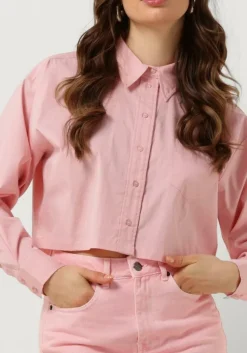 roze co'couture blouses cotton crisp cropped shirt