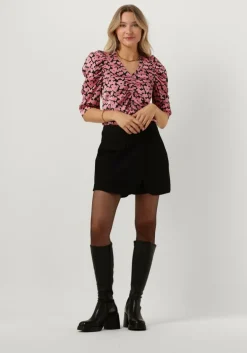 roze co'couture blouses flashy heart drape blouse