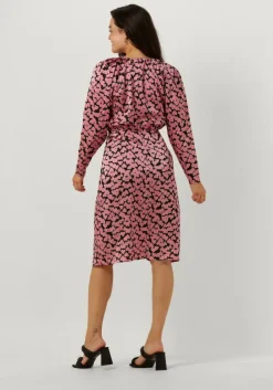 roze co'couture midi jurk flashy heart dress