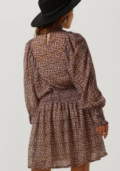 roze co'couture mini jurk nadia pleat dress