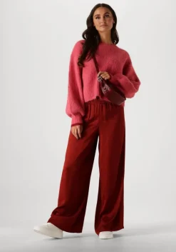 roze co'couture truien/vesten coralee crop knit