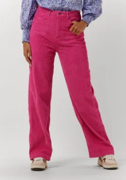 roze co'couture wijde broek vika corduroy jeans