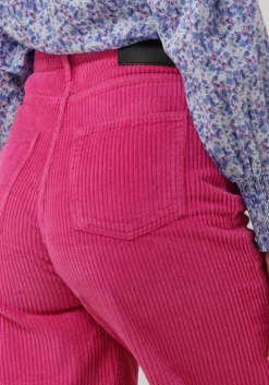 roze co'couture wijde broek vika corduroy jeans