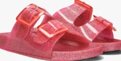 roze colors of california slippers jelly glitter