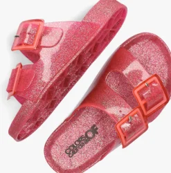 roze colors of california slippers jelly glitter