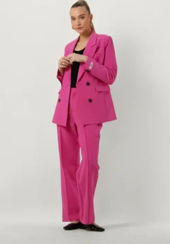 roze colourful rebel pantalon rus uni straight pants