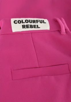 roze colourful rebel pantalon rus uni straight pants