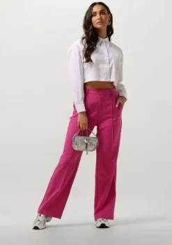roze colourful rebel pantalon rus uni straight pants