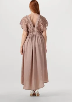 roze copenhagen muse midi jurk cole dress