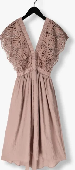 roze copenhagen muse midi jurk cole dress