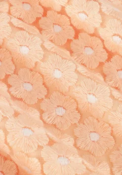 roze daily brat midi jurk flowerly dress