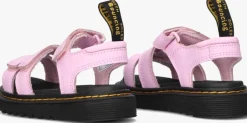 roze dr martens sandalen klaire k