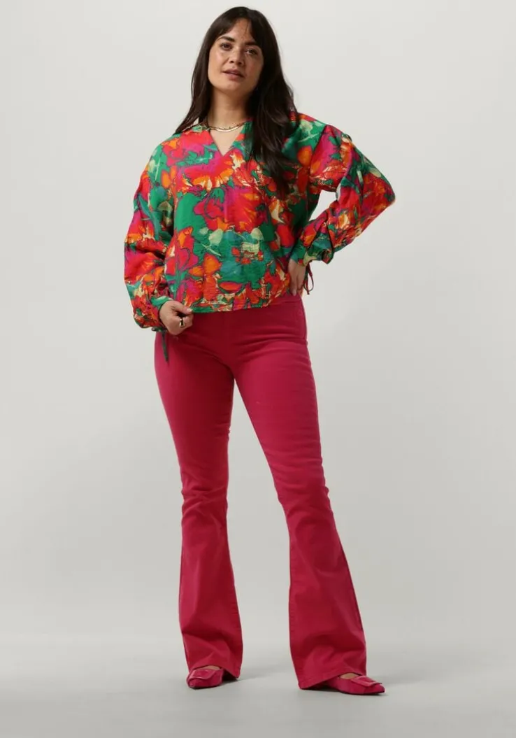 roze fabienne chapot flared jeans eva flar