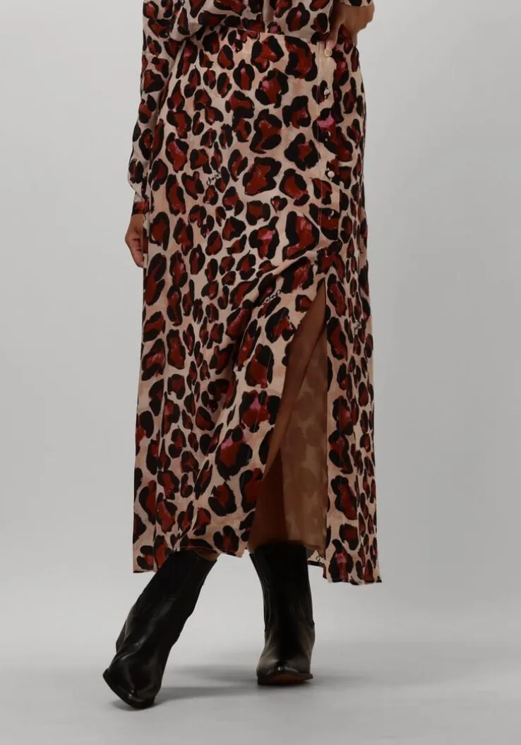 roze fabienne chapot midirok lila skirt