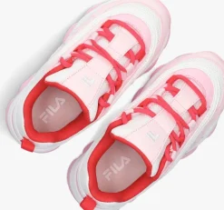 roze fila hoge sneakers strada dreamster