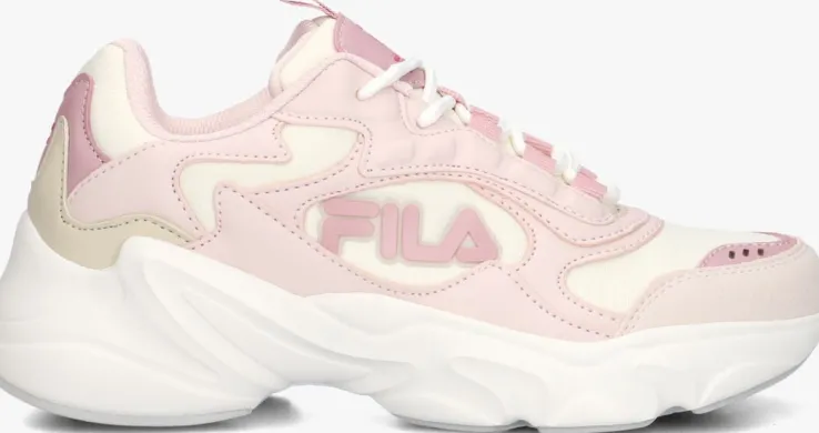 roze fila lage sneakers collene logo