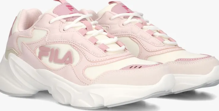 roze fila lage sneakers collene logo