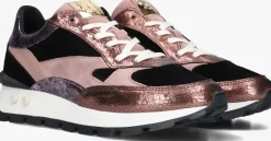 roze floris van bommel lage sneakers blokki 04.01