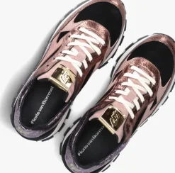 roze floris van bommel lage sneakers blokki 04.01