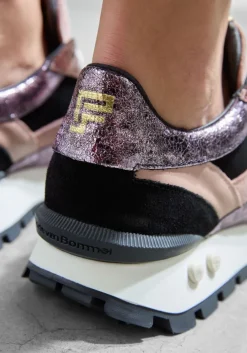 roze floris van bommel lage sneakers blokki 04.01