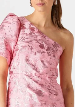 roze freebird mini jurk dania lurex