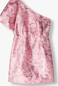 roze freebird mini jurk dania lurex