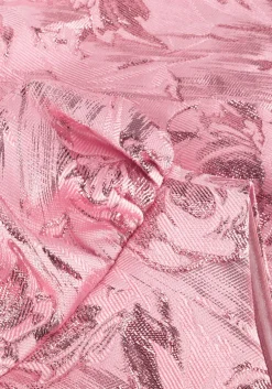 roze freebird mini jurk dania lurex