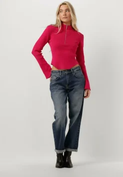 roze gestuz trui yasmiagz zipper pullover