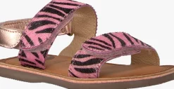 roze gioseppo platte sandalen verlaine