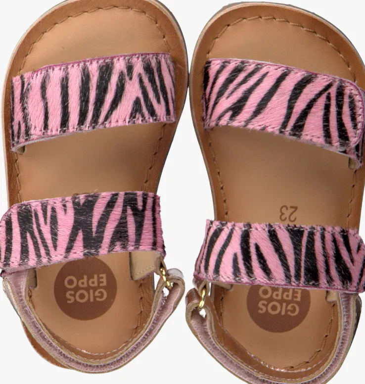 roze gioseppo platte sandalen verlaine