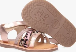 roze gioseppo platte sandalen warren