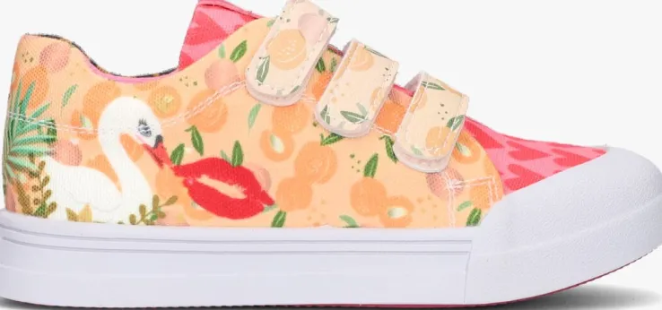roze go bananas lage sneakers swan