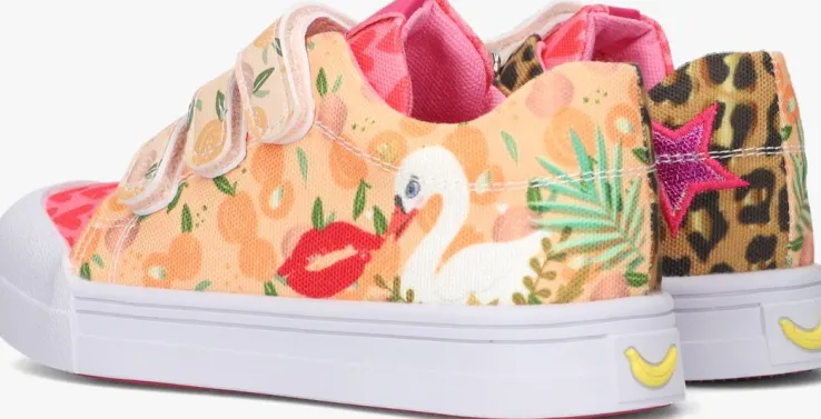 roze go bananas lage sneakers swan