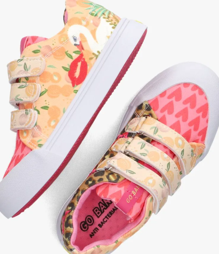 roze go bananas lage sneakers swan