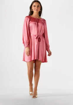 roze greek archaic kori mini jurk 130802