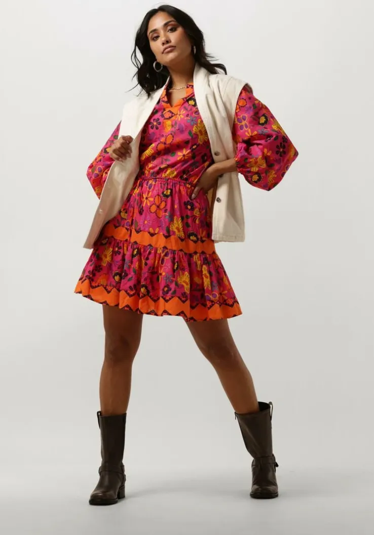 roze harper & yve mini jurk max-dr