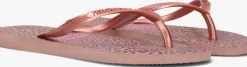 roze havaianas teenslippers kids slim animals