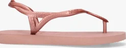 roze havaianas teenslippers kids luna