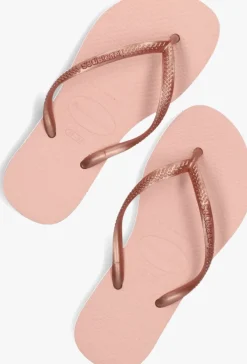 roze havaianas teenslippers slim kids