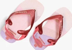 roze havaianas teenslippers baby mini me