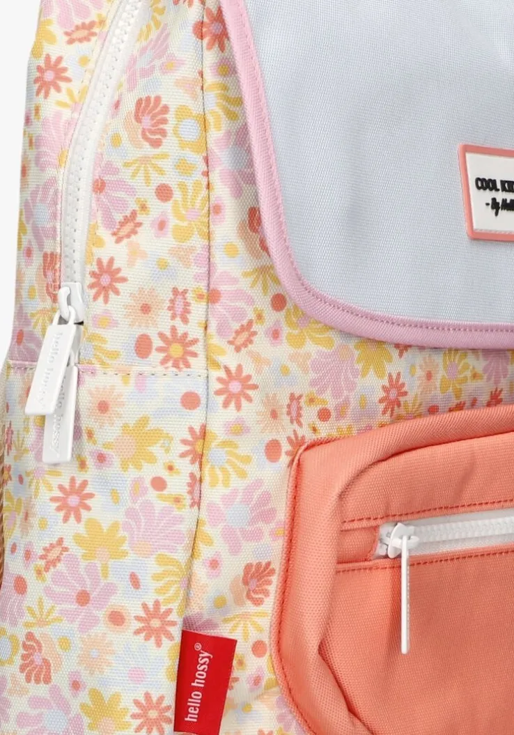 roze hello hossy rugtas retro flowers